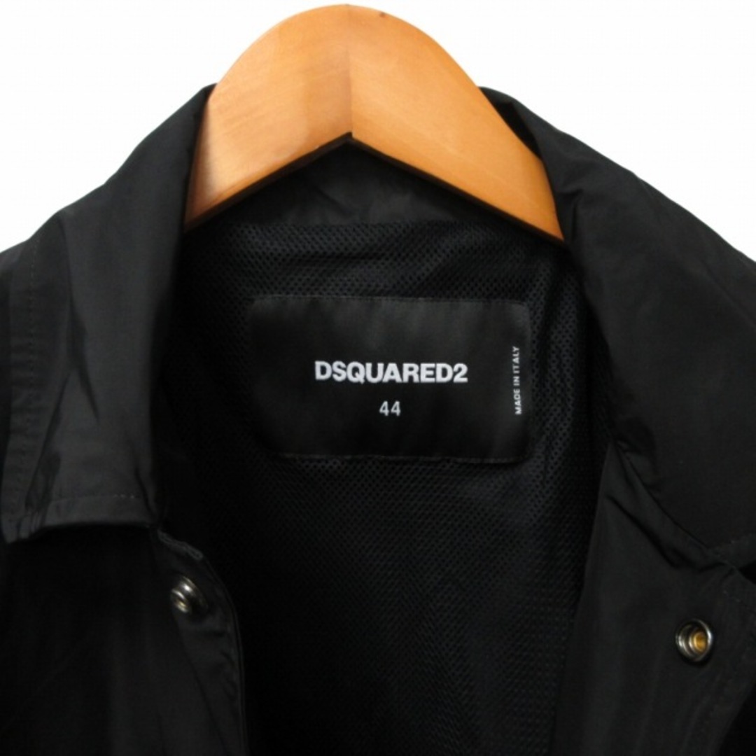 DSQUARED2(ディースクエアード)のディースクエアード 美品 コーチジャケット ナイロン 黒 44 約S相当 メンズのジャケット/アウター(その他)の商品写真