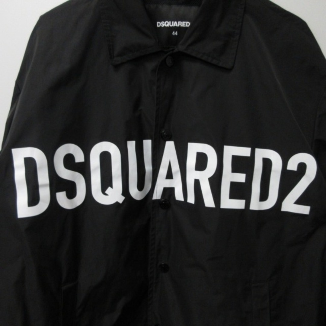 DSQUARED2(ディースクエアード)のディースクエアード 美品 コーチジャケット ナイロン 黒 44 約S相当 メンズのジャケット/アウター(その他)の商品写真