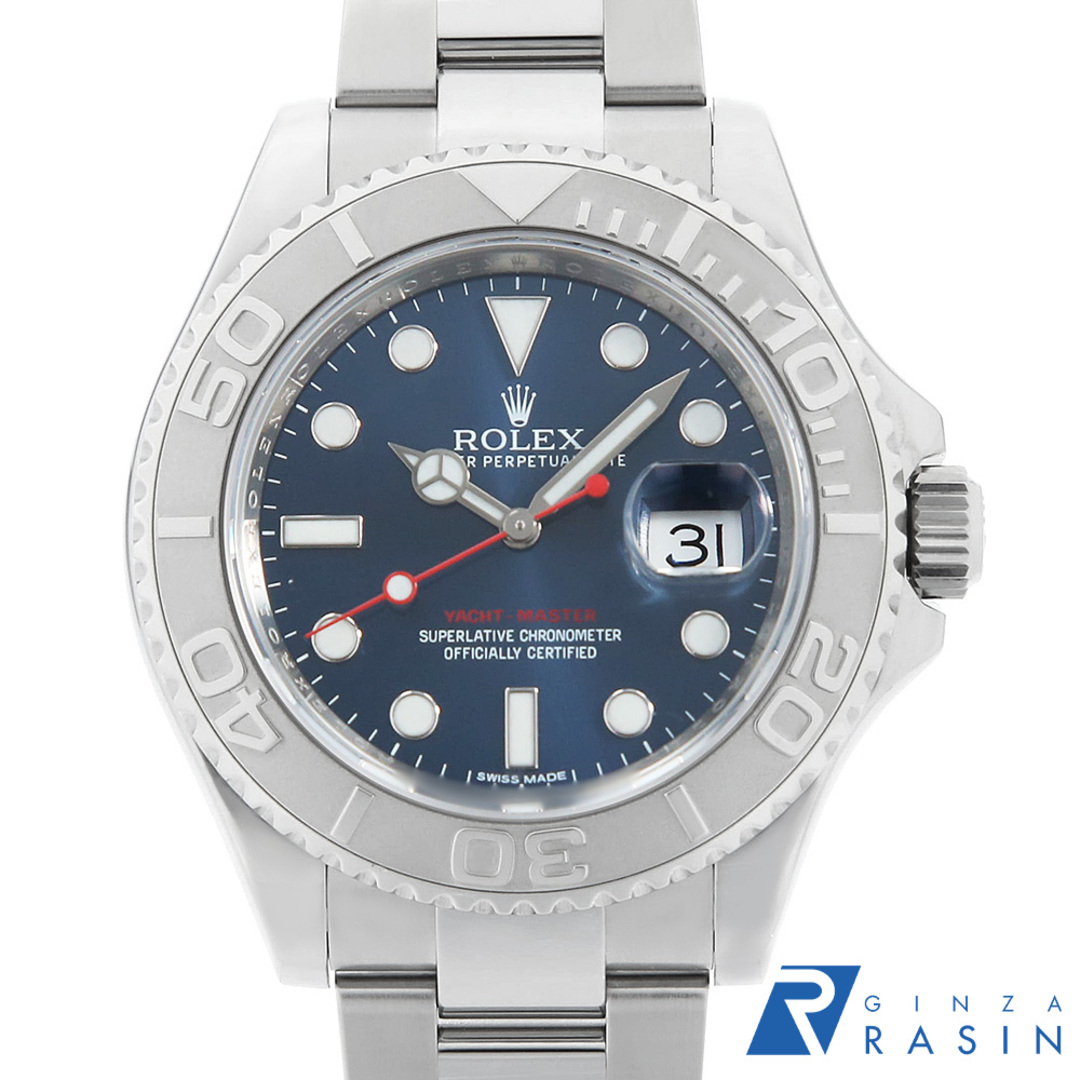 ROLEX(ロレックス)のロレックス ヨットマスター ロレジウム 116622 ブルー ランダム番 メンズ 中古 腕時計 メンズの時計(腕時計(アナログ))の商品写真