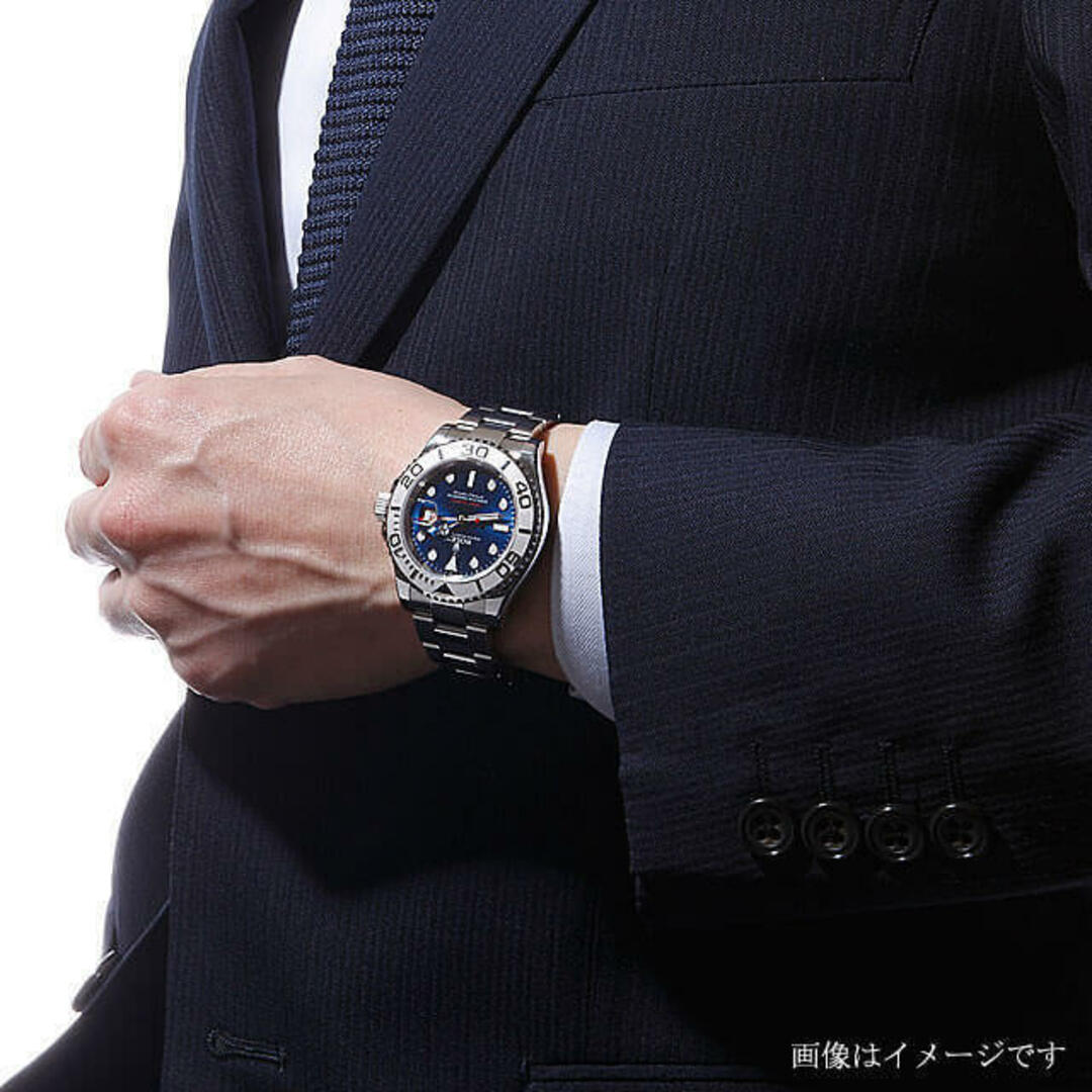 ROLEX(ロレックス)のロレックス ヨットマスター ロレジウム 116622 ブルー ランダム番 メンズ 中古 腕時計 メンズの時計(腕時計(アナログ))の商品写真