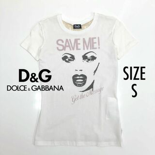 DOLCE&GABBANA - ☆未使用品☆D&G Tシャツ バック シースルー バックレース　プリント