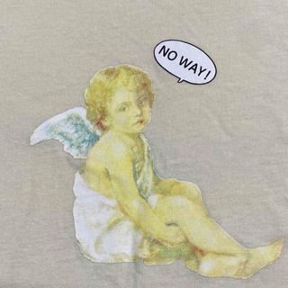 Galyge ANGEL エンジェル NOWAY 吹き出しプリント Tシャツ(Tシャツ(半袖/袖なし))