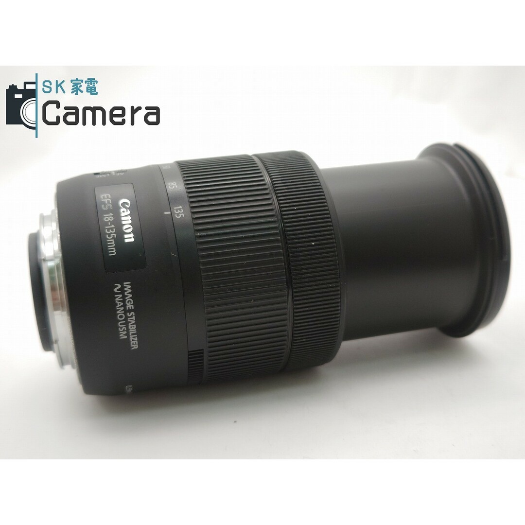 Canon(キヤノン)のCanon EF-S 18-135ｍｍ F3.5-5.6 IS USM キャノン フード キャップ 付 スマホ/家電/カメラのカメラ(レンズ(ズーム))の商品写真