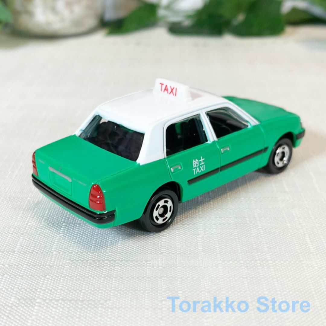 Takara Tomy(タカラトミー)の【新品】トミカ 香港限定 クラウンコンフォートタクシー グリーン （新界） エンタメ/ホビーのおもちゃ/ぬいぐるみ(ミニカー)の商品写真