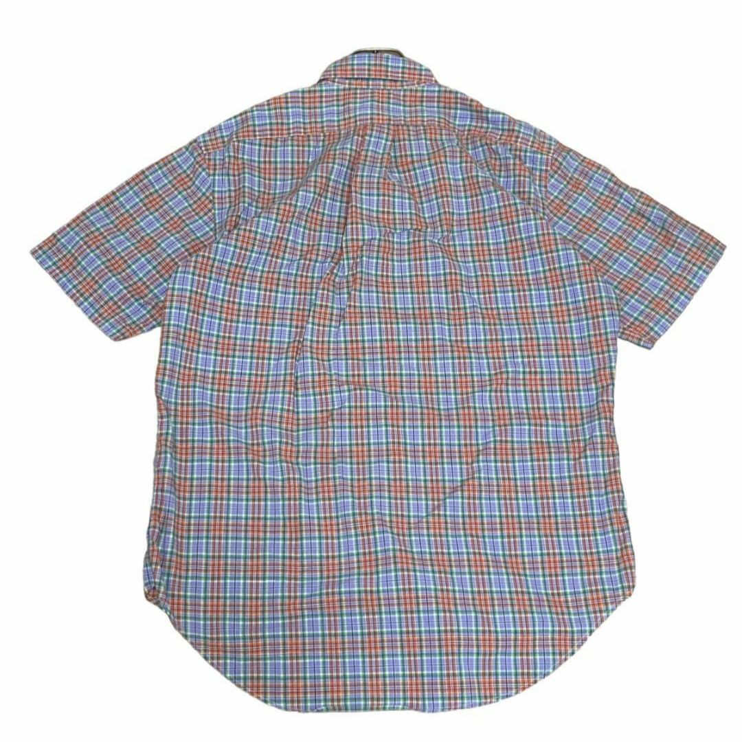 Ralph Lauren(ラルフローレン)のラルフローレン BD半袖シャツ チェック ポニー刺繍 US古着 f65 メンズのトップス(シャツ)の商品写真