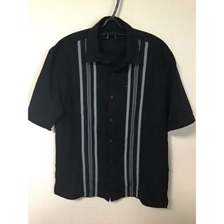 【古着】JOHN HENRY ブラックシャツ(Tシャツ/カットソー(半袖/袖なし))