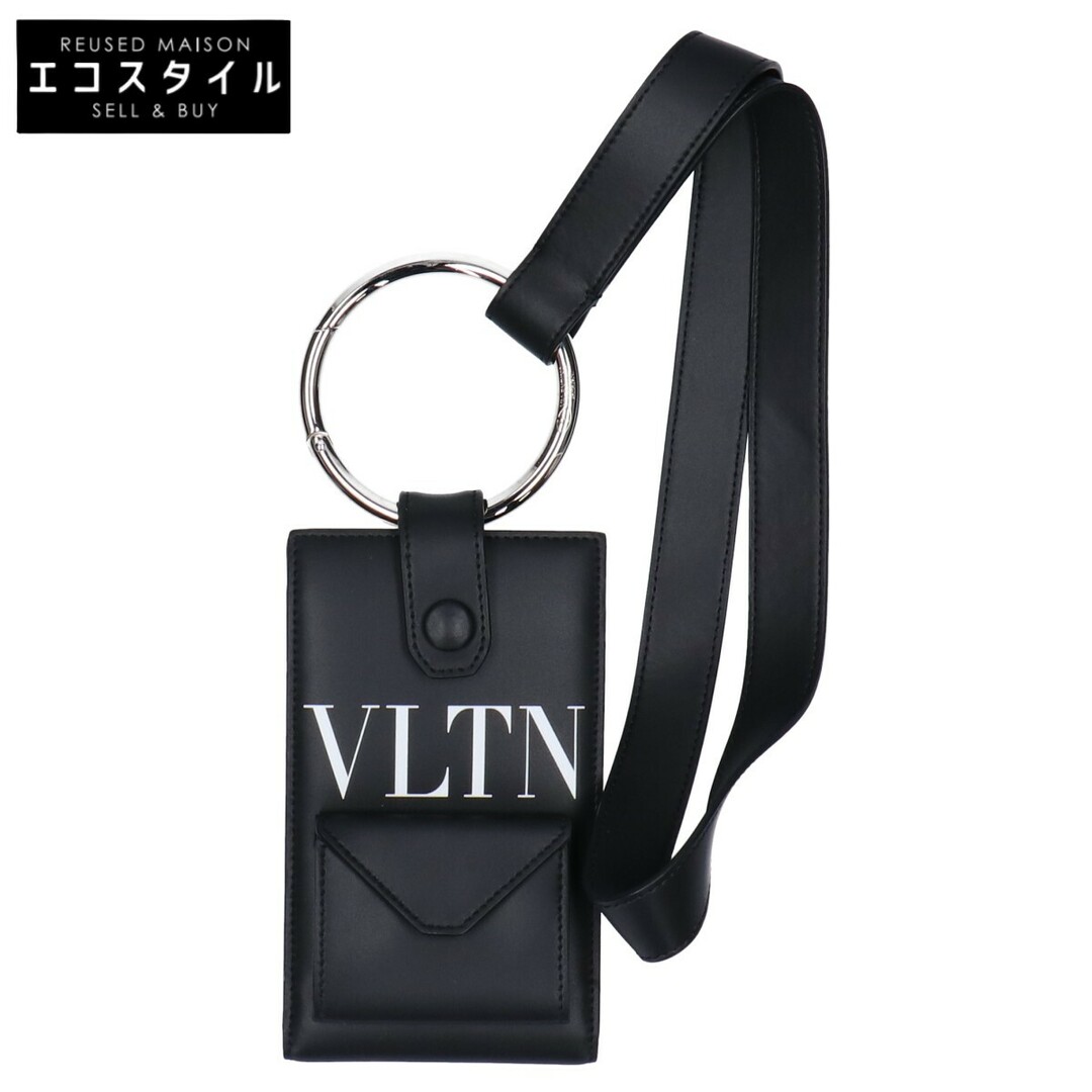 VALENTINO(ヴァレンティノ)のヴァレンティノ 【新品同様】VLTNロゴ ネックストラップ付スマートフォンケース スマホ/家電/カメラのスマホアクセサリー(ネックストラップ)の商品写真