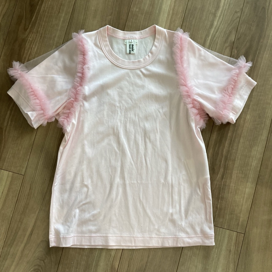 noir kei ninomiya(ノワールケイニノミヤ)のnoir kei ninomiya tシャツ　2020SS sサイズ　チュール レディースのトップス(Tシャツ(半袖/袖なし))の商品写真