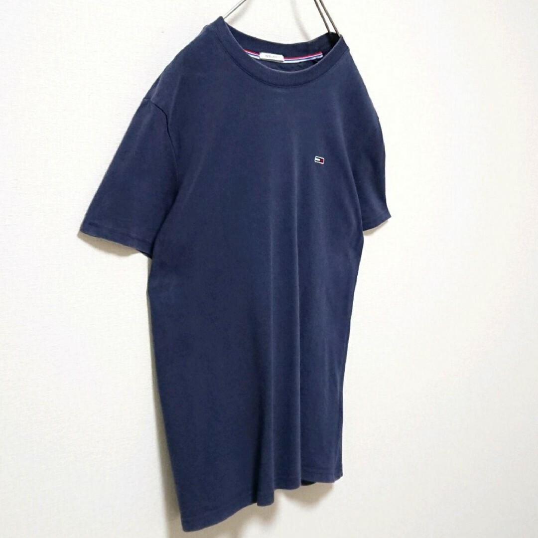 TOMMY JEANS(トミージーンズ)のトミー ジーンズ スリーブ 袖 ロゴ  刺繍 半袖 Tシャツ メンズのトップス(Tシャツ/カットソー(半袖/袖なし))の商品写真