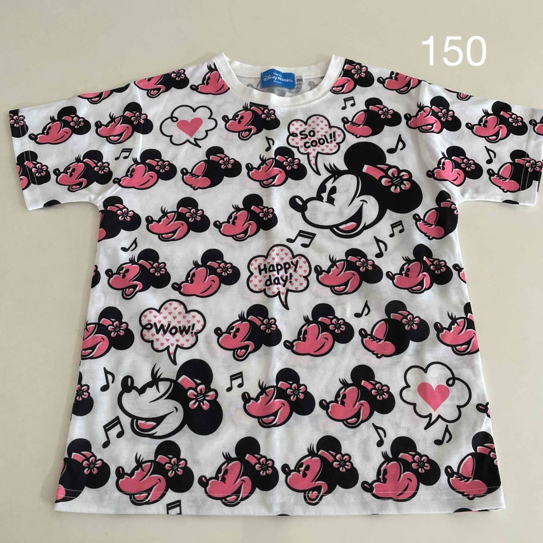Disney(ディズニー)のディズニー　Ｔシャツ　ミニー　150cm キッズ/ベビー/マタニティのキッズ服女の子用(90cm~)(Tシャツ/カットソー)の商品写真