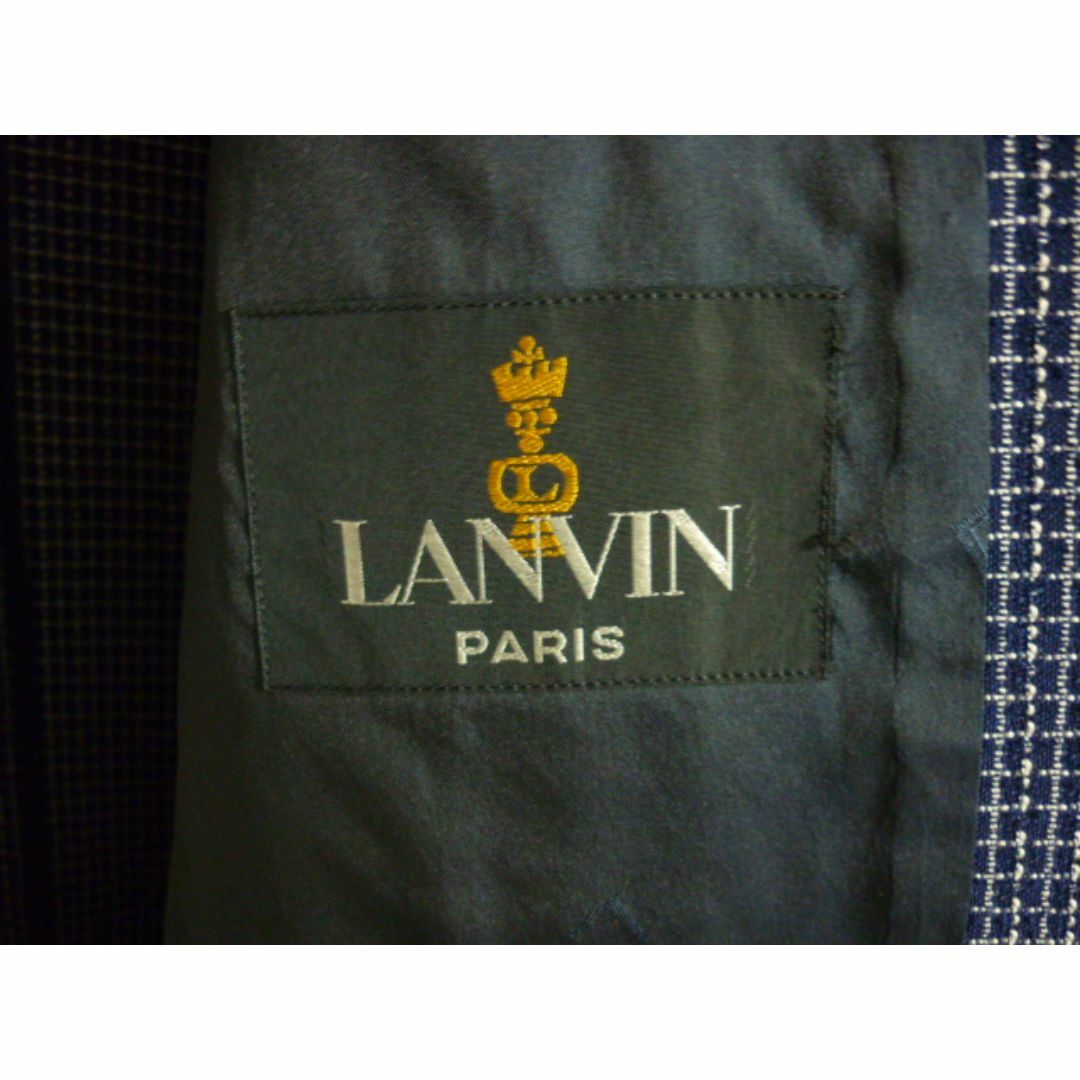 LANVIN(ランバン)のランバン テーラードジャケット オーダーメイド ヴィンテージ品 メンズのジャケット/アウター(テーラードジャケット)の商品写真