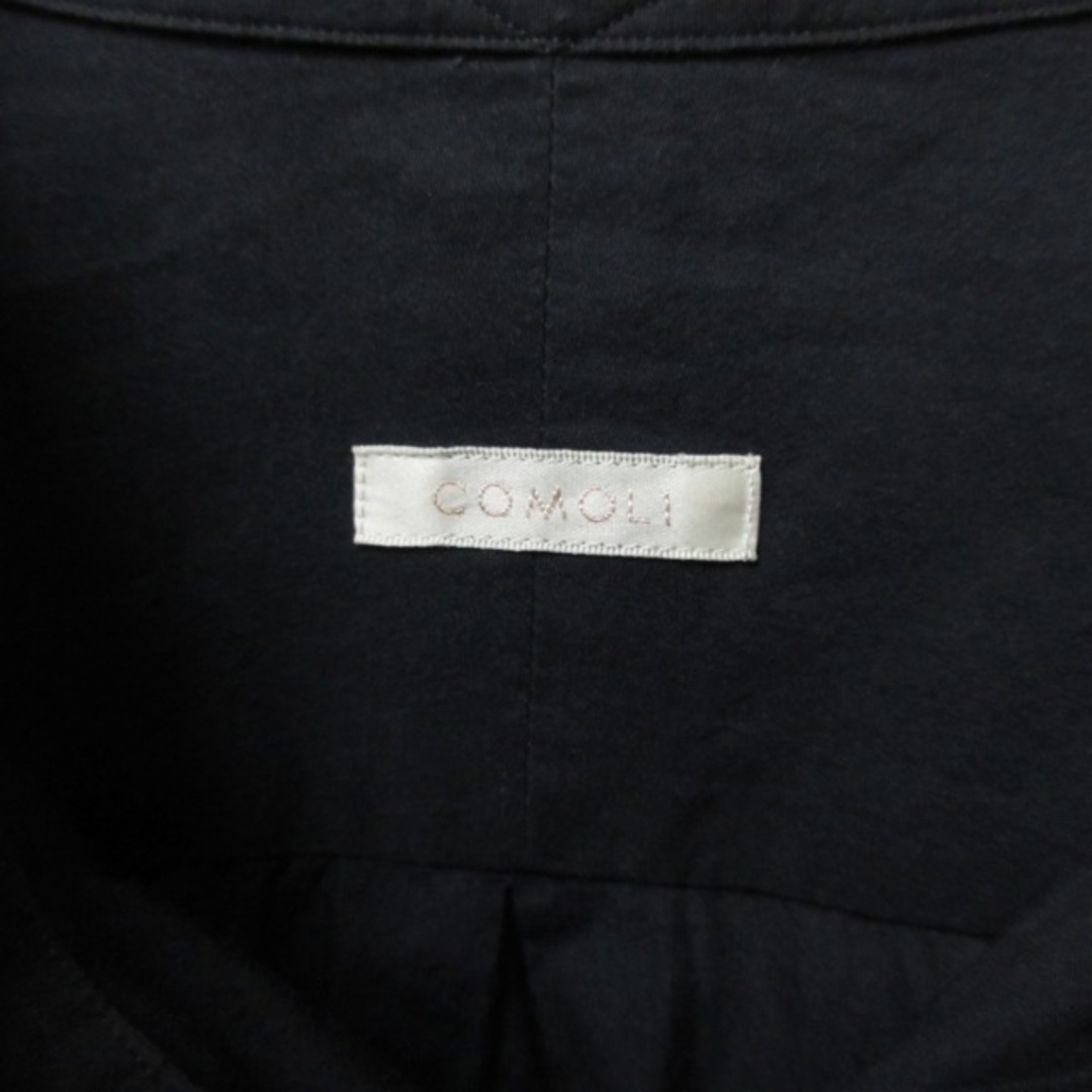 COMOLI(コモリ)のコモリ COMOLI 22AW コモリシャツ 黒 3 約L W03-02001 メンズのトップス(シャツ)の商品写真