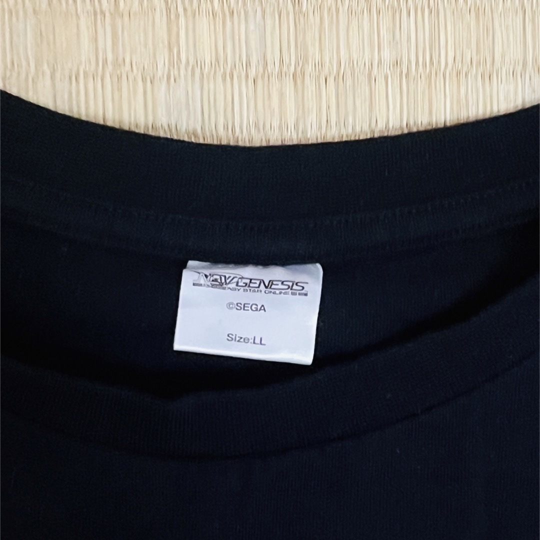 Tシャツ　デザインB Tシャツ ブラック LLサイズ 「ファンタシースター メンズのトップス(Tシャツ/カットソー(半袖/袖なし))の商品写真