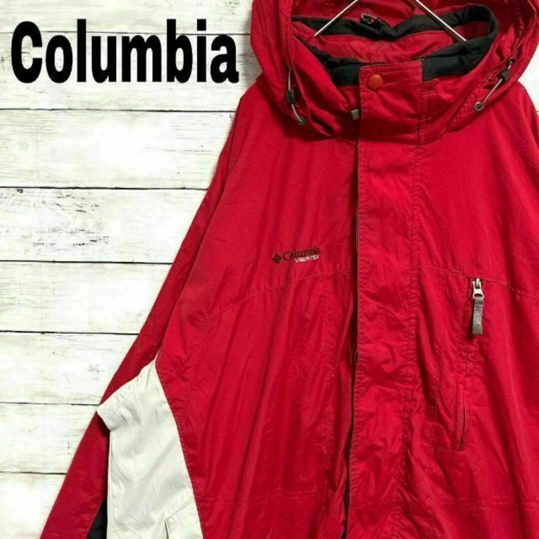 Columbia(コロンビア)の5c 90s コロンビア VERTEXマウンテンパーカー ナイロンジャケット刺繍 メンズのジャケット/アウター(マウンテンパーカー)の商品写真