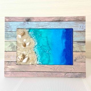 海　レジンアート　ハンドメイド