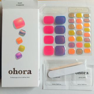 オホーラ(ohora)のohora セミキュア フット ジェルネイルシート(ネイル用品)