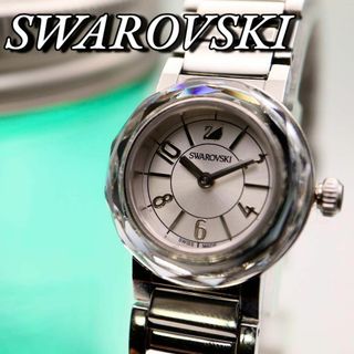 スワロフスキー(SWAROVSKI)の美品 SWAROVSKI Octea Mini クリスタルベゼル 腕時計 835(腕時計)