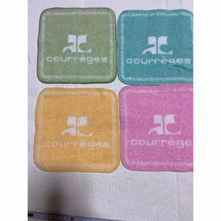 クレージュ(Courreges)のクレージュcourregesミニタオルハンカチ4枚セット(ハンカチ)