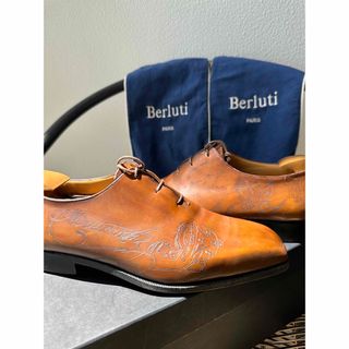 ベルルッティ(Berluti)の特注60万円 ベルルッティ カリグラフィー オン アレッサンドロ シューズ 美品(ドレス/ビジネス)