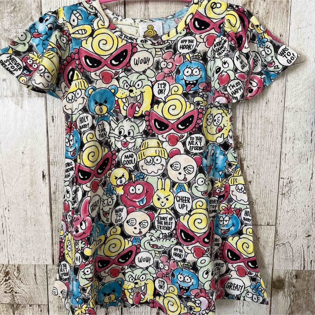 HYSTERIC MINI(ヒステリックミニ)のヒス　セットアップ キッズ/ベビー/マタニティのキッズ服女の子用(90cm~)(ブラウス)の商品写真