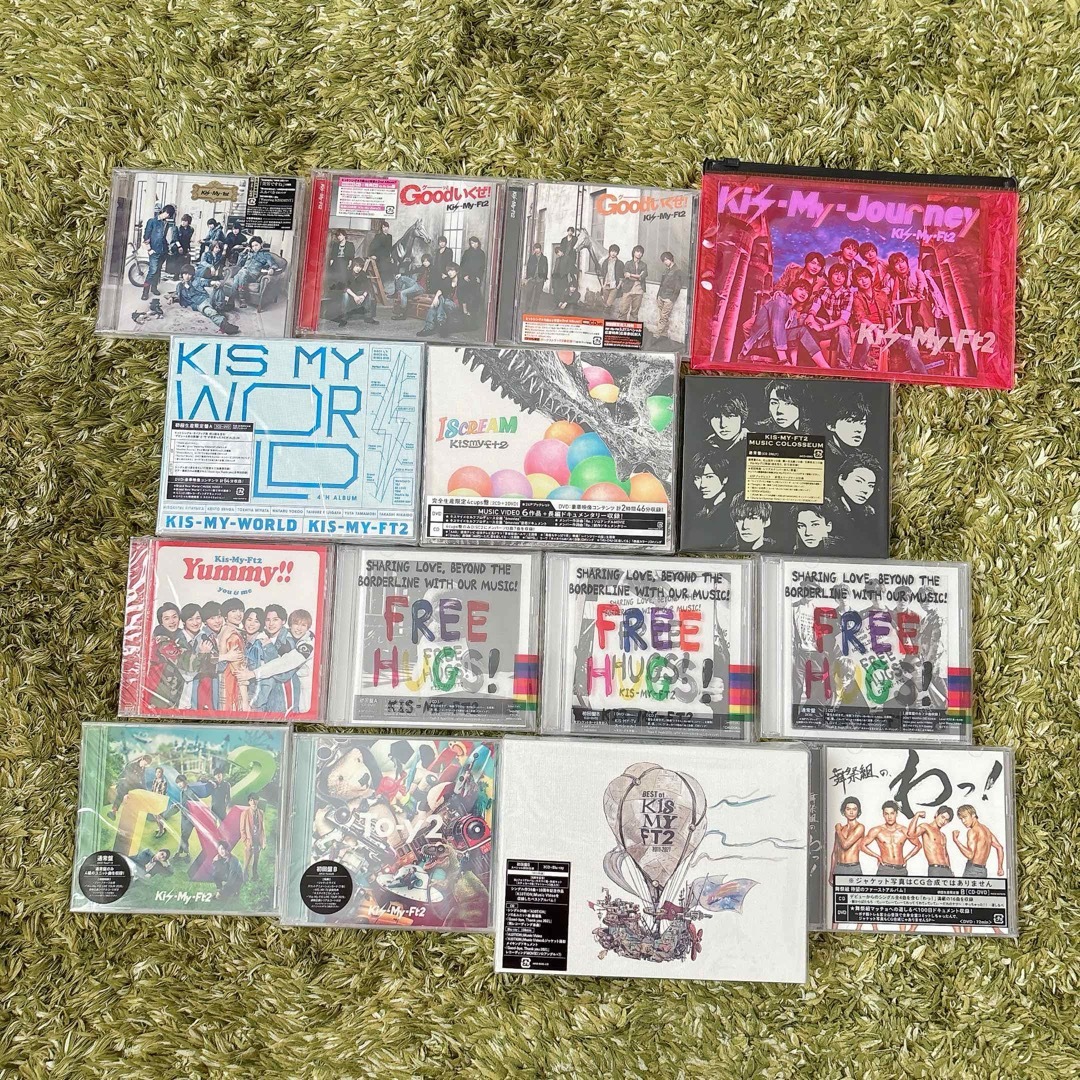 Kis-My-Ft2(キスマイフットツー)のKis-My-Ft2 アルバム　まとめ売り エンタメ/ホビーのCD(ポップス/ロック(邦楽))の商品写真