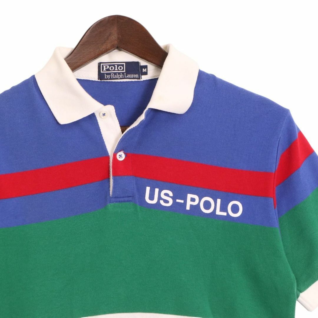 POLO RALPH LAUREN(ポロラルフローレン)のポロ ラルフローレン 90s ロゴ刺繡 半袖ポロシャツ メンズのトップス(ポロシャツ)の商品写真