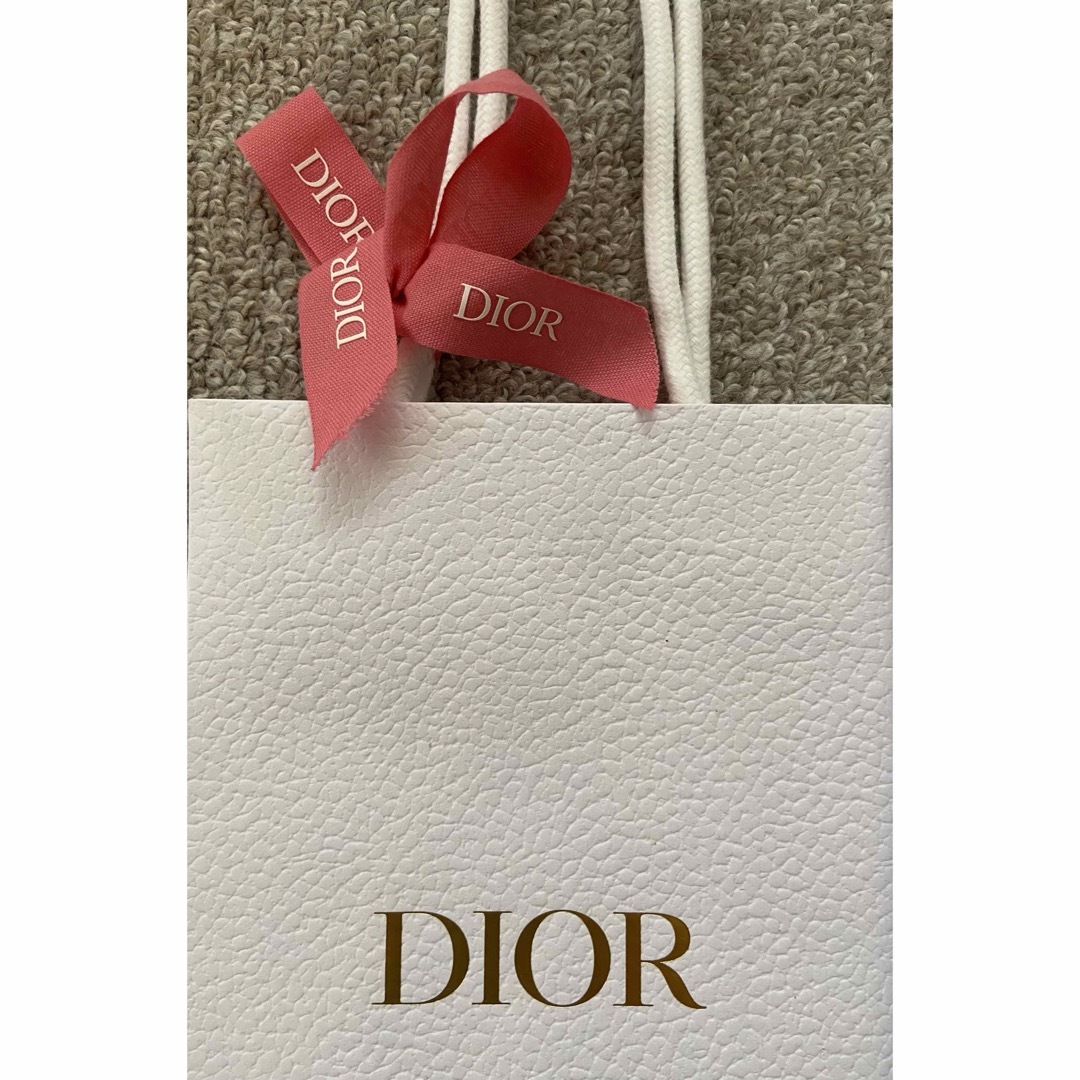 Dior(ディオール)のDior  ショッパー　2枚セット　リボンつき レディースのバッグ(ショップ袋)の商品写真