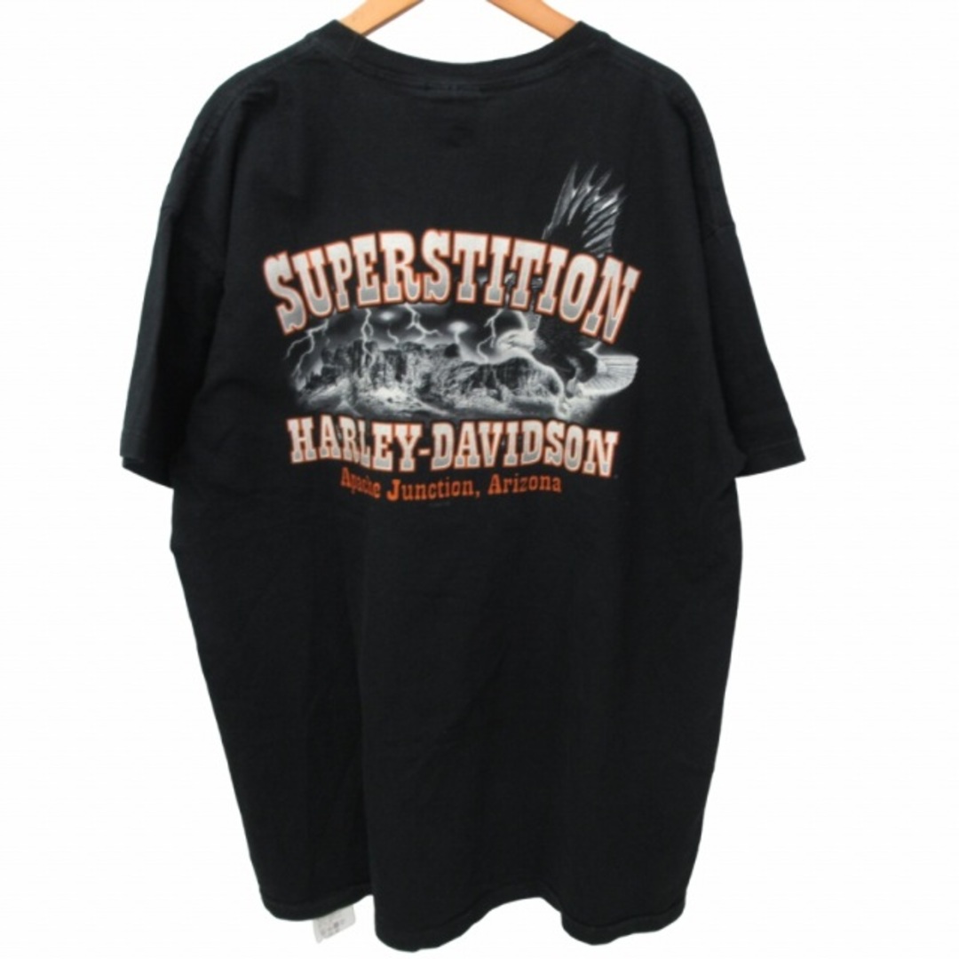 KITH ゲリラヴィンテージ ハーレーダビッドソン プリントTシャツ 黒 XL メンズのトップス(Tシャツ/カットソー(半袖/袖なし))の商品写真