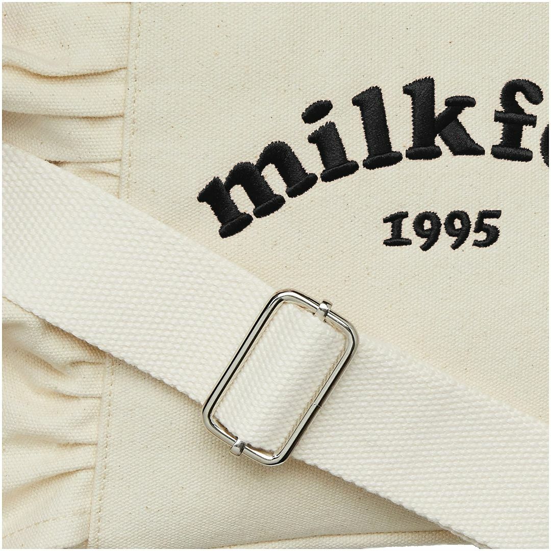 色: ホワイト[ミルクフェド] トートバッグ RUFFLE MINI BAG レディースのバッグ(その他)の商品写真