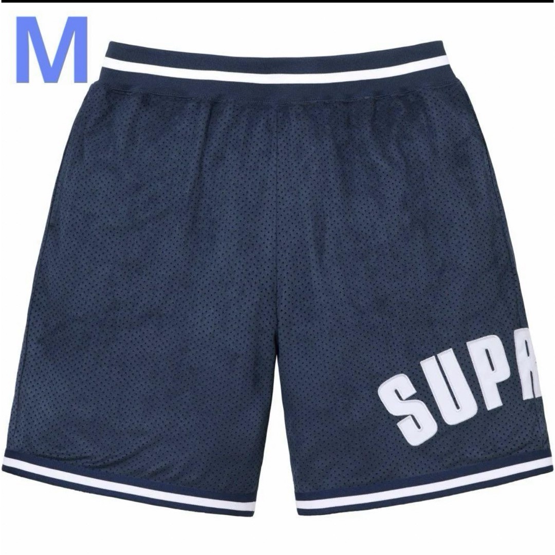 Supreme(シュプリーム)のSupreme Ultrasuede Mesh Short   navy M メンズのパンツ(ショートパンツ)の商品写真