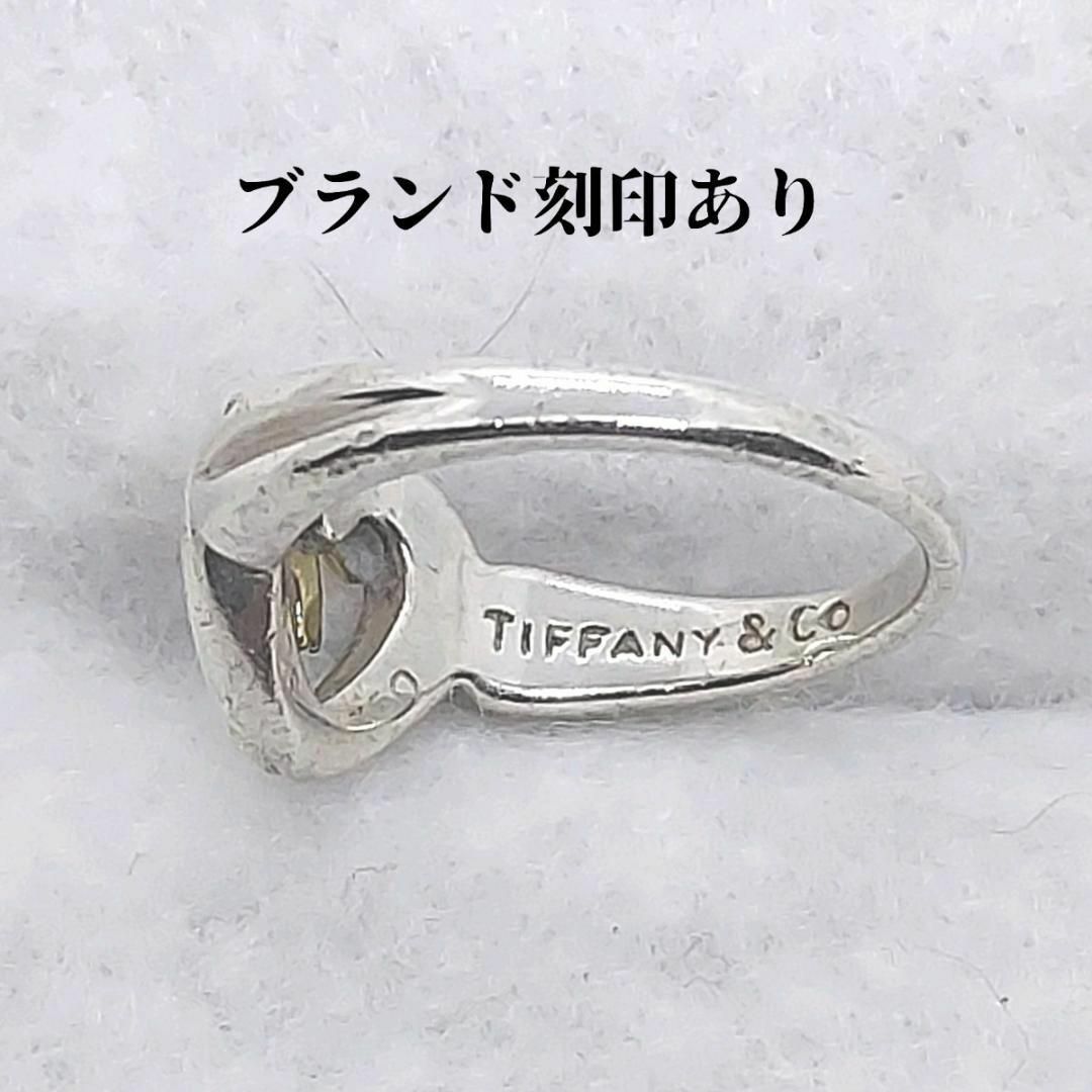 Tiffany & Co.(ティファニー)の●●ティファニー　TIFFANY　SV925/750　約9号　リボンハートリング レディースのアクセサリー(リング(指輪))の商品写真