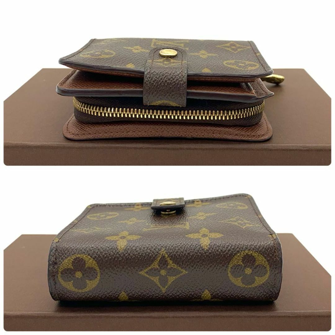 LOUIS VUITTON(ルイヴィトン)の ルイヴィトン モノグラム コンパクトジップ 二つ折り財布 　 E31 レディースのファッション小物(財布)の商品写真