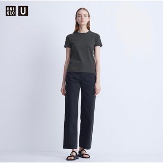 ユニクロ(UNIQLO)のユニクロ ハイウエストストレートカラージーンズ(デニム/ジーンズ)