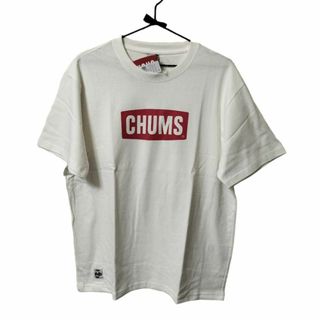 チャムス(CHUMS)の【新品】CHUMS Logo T-Shirt XLサイズ 白(Tシャツ/カットソー(半袖/袖なし))