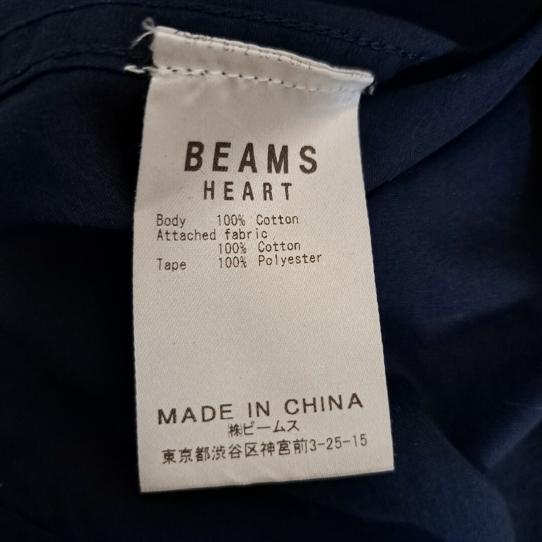 BEAMS(ビームス)の美品★BEAMS Heart【ビームス】半袖シャツ カラーボタン ドット XL メンズのトップス(シャツ)の商品写真