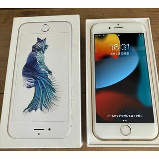 アップル(Apple)のApple iPhone 6s 128GB ゴールド SIMロックフリー(スマートフォン本体)