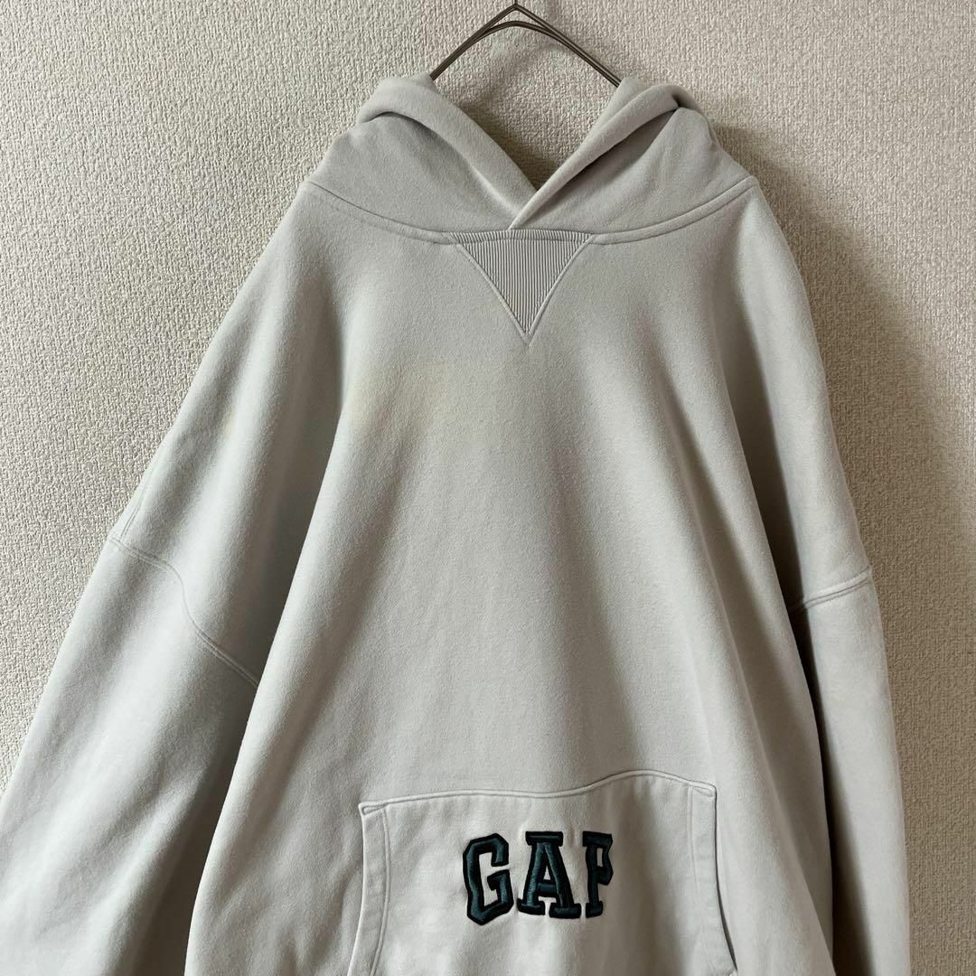 GAP(ギャップ)のW1 GAP オールドギャップ　スウェットパーカーセンター刺繍XLメンズゆるだぼ メンズのトップス(パーカー)の商品写真