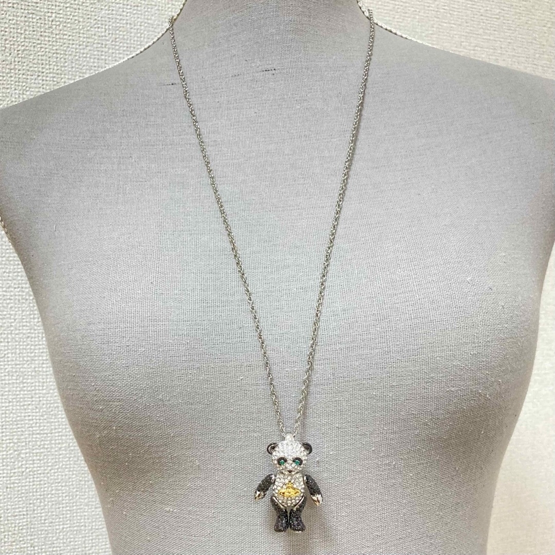 Vivienne Westwood(ヴィヴィアンウエストウッド)のヴィヴィアン　パンダネックレス レディースのアクセサリー(ネックレス)の商品写真