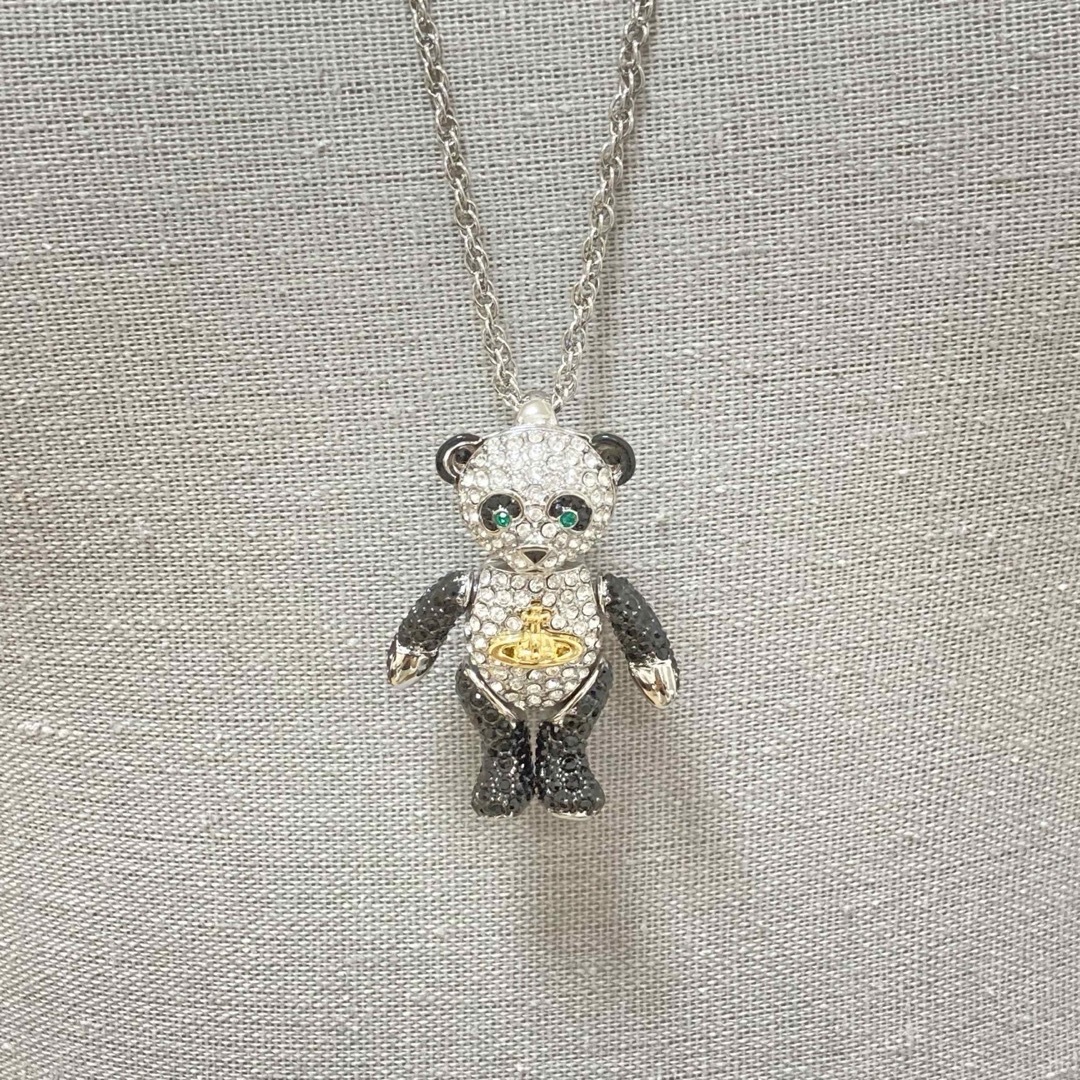 Vivienne Westwood(ヴィヴィアンウエストウッド)のヴィヴィアン　パンダネックレス レディースのアクセサリー(ネックレス)の商品写真