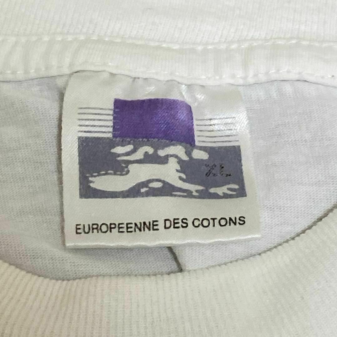 ヴィンテージ 半袖Tシャツ フランス シクロリムジン イベント 白T c46 メンズのトップス(Tシャツ/カットソー(半袖/袖なし))の商品写真