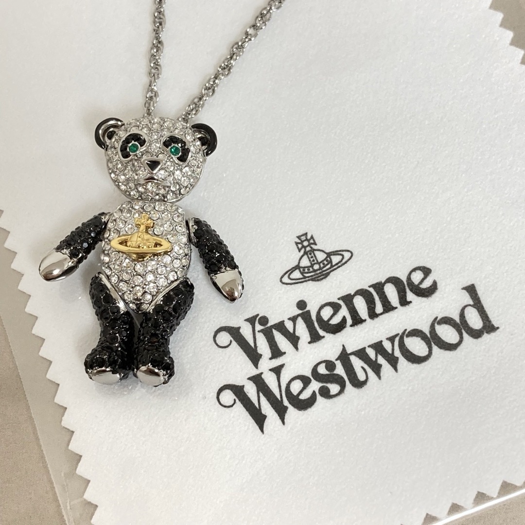 Vivienne Westwood(ヴィヴィアンウエストウッド)のヴィヴィアン　パンダネックレス レディースのアクセサリー(ネックレス)の商品写真