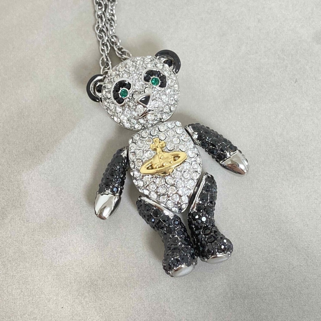 Vivienne Westwood(ヴィヴィアンウエストウッド)のヴィヴィアン　パンダネックレス レディースのアクセサリー(ネックレス)の商品写真