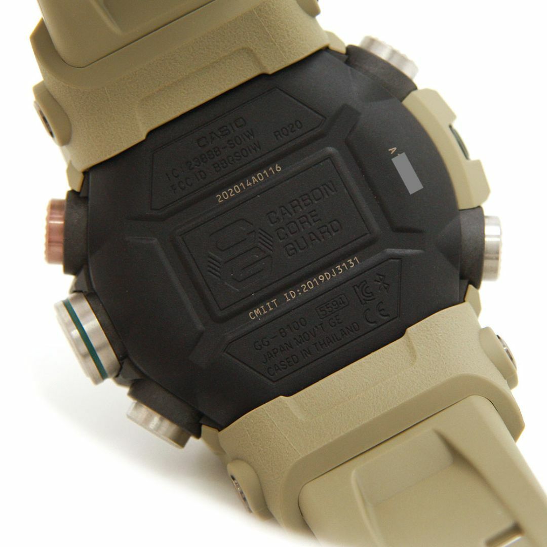 CASIO(カシオ)の美品 カシオ 腕時計 CASIO G-SHOCK Gショック MUDMASTER マッドマスター GG-B100BA-1AJR BRITISH ARMY コラボ カモフラージュ 迷彩 モバイルリンク機能 イギリス 温度計 歩数計 多機能 メンズの時計(腕時計(アナログ))の商品写真