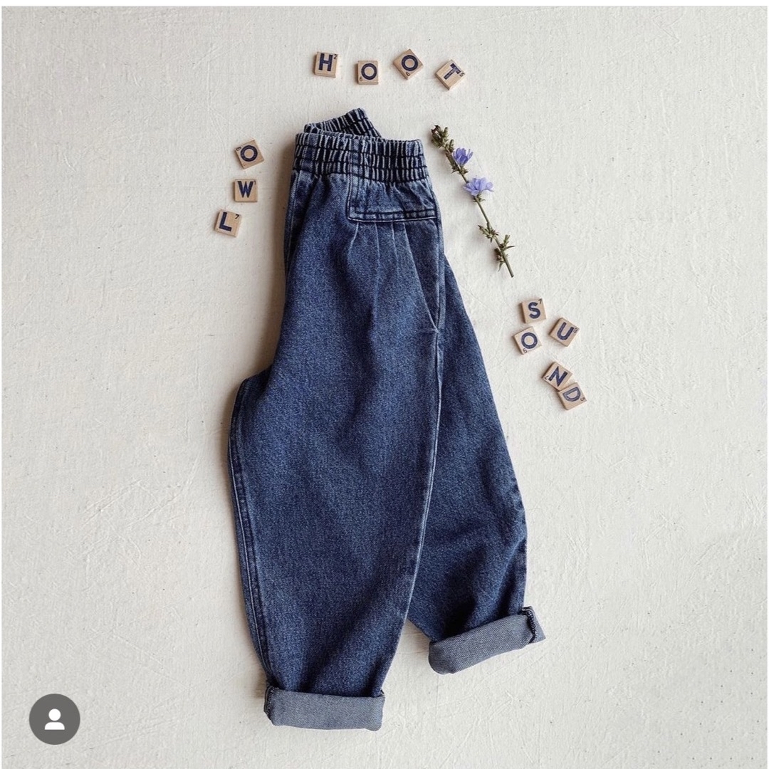 SOOR PLOOM(ソーアプルーム)のSoor Ploom Retro Jean, Blue Denim 3y キッズ/ベビー/マタニティのキッズ服女の子用(90cm~)(パンツ/スパッツ)の商品写真