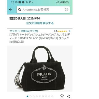 プラダ(PRADA)のプラダ　カナパ(トートバッグ)