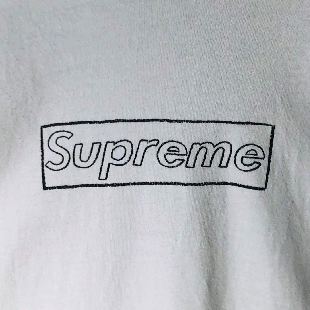 Supreme(シュプリーム)の【大人気デザイン】コラボ シュプリーム カウズ チョーク ボックスロゴ Tシャツ メンズのトップス(Tシャツ/カットソー(半袖/袖なし))の商品写真