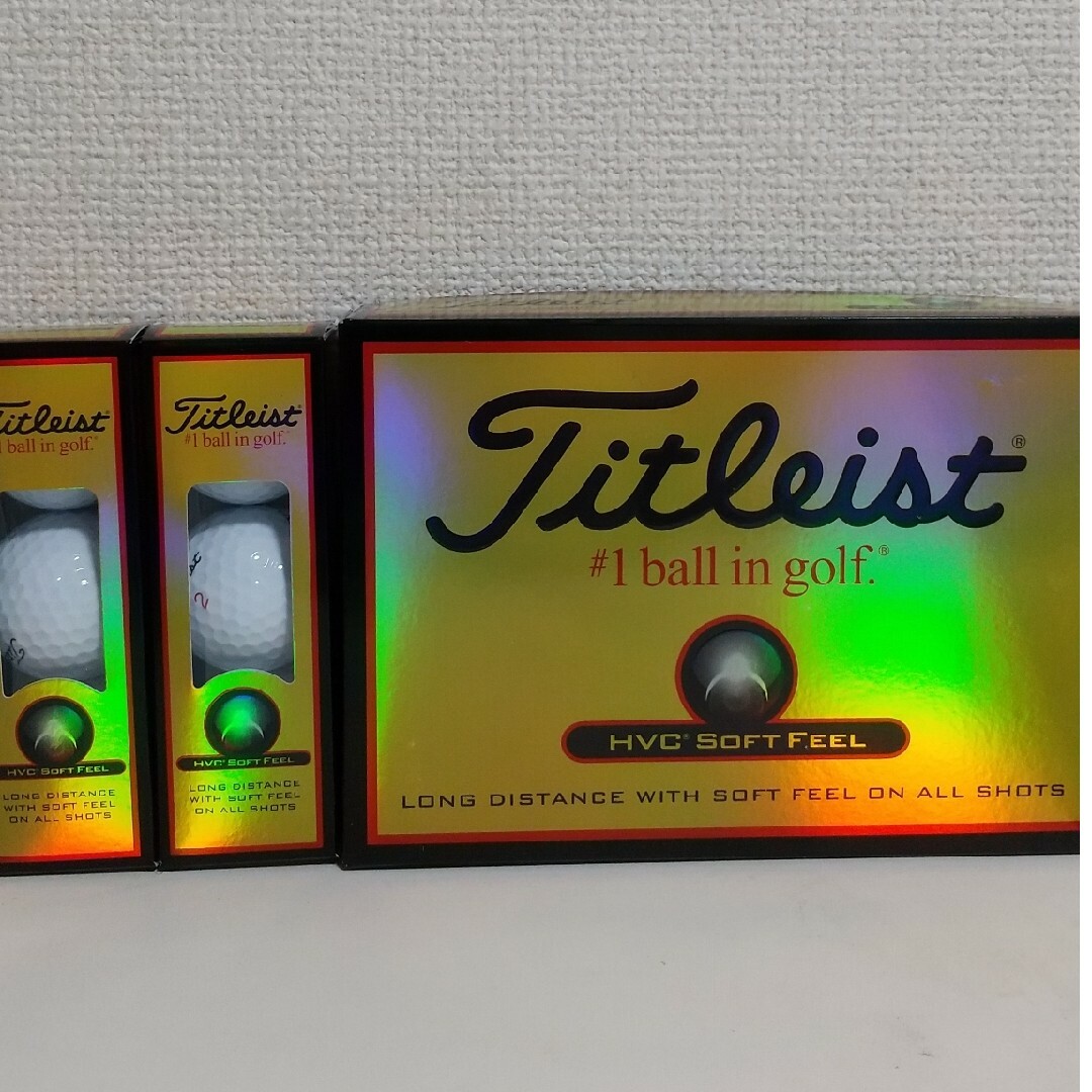 Titleist(タイトリスト)のタイトリスト HVC Soft Feel ゴルフボール 1.5ダース ホワイト スポーツ/アウトドアのゴルフ(その他)の商品写真