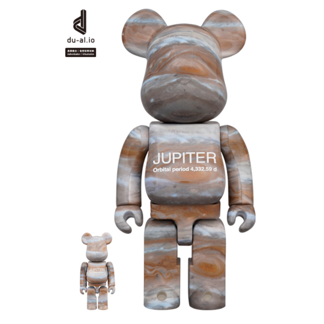 BE@RBRICK(ベアブリック)のJUPITER BE@RBRICK 100％ & 400％  エンタメ/ホビーのフィギュア(その他)の商品写真