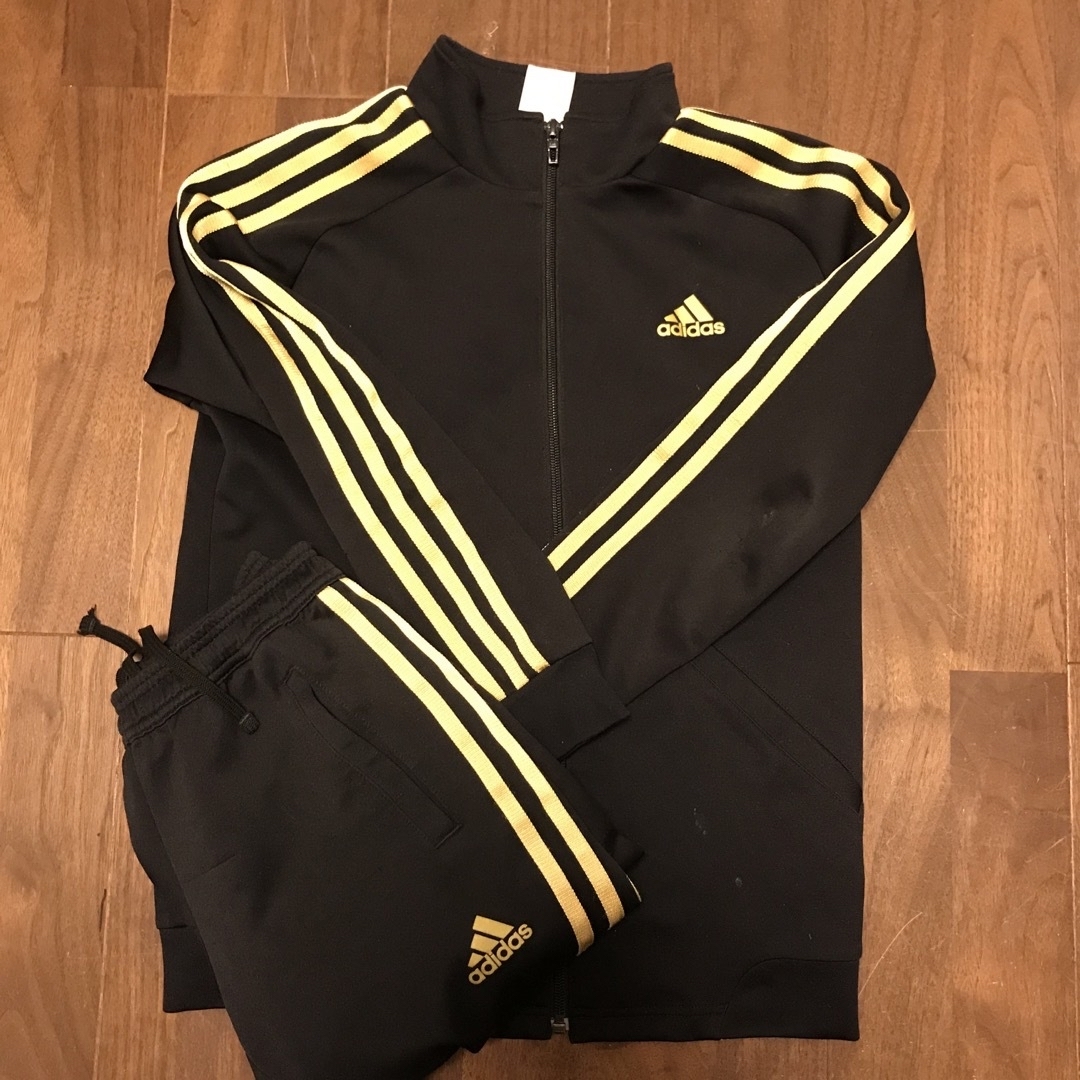 adidas(アディダス)のadidas ジュニア　ジャージ　140 climalite キッズ/ベビー/マタニティのキッズ服男の子用(90cm~)(その他)の商品写真