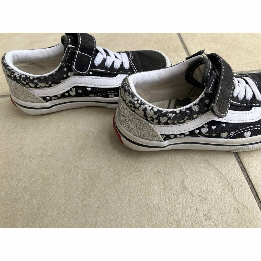 vans スニーカー  17cm ラメハート キッズ/ベビー/マタニティのキッズ靴/シューズ(15cm~)(スニーカー)の商品写真